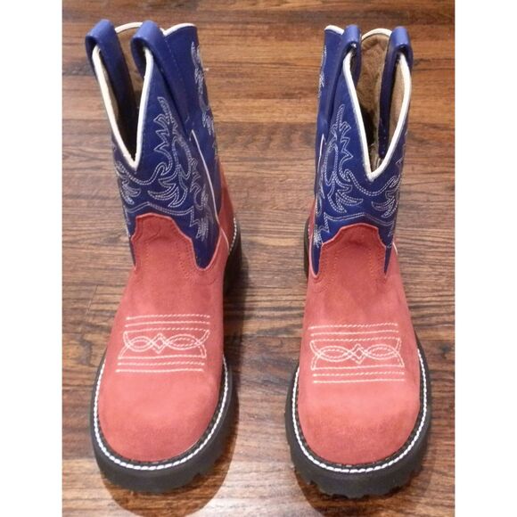 Ariat Shoes - Ariat Red White Blue Fourth of July Boots Shoes Women's Size 8.5 New